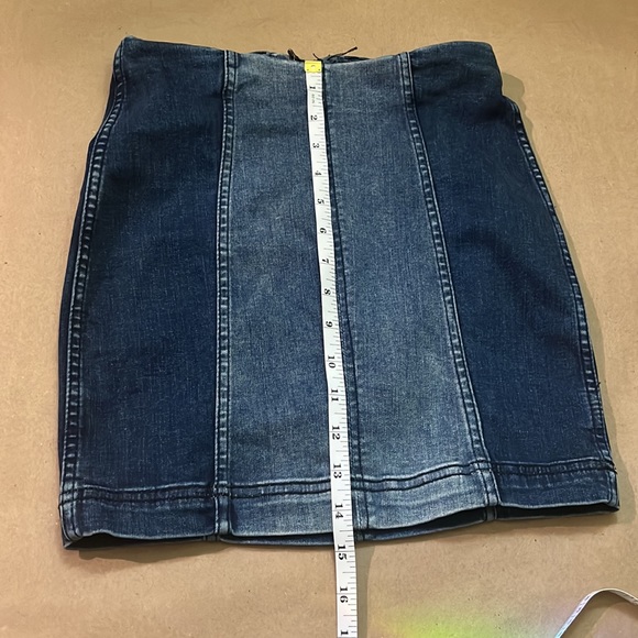 Free People - Modern Femme Two Tone Block Mini Skirt - Picture 2 of 8